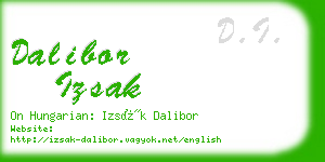 dalibor izsak business card